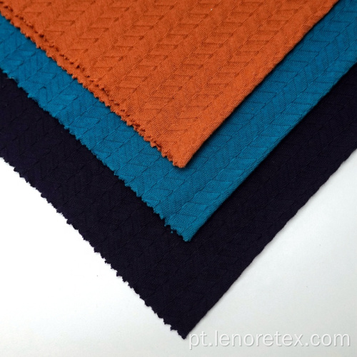 100% algodão de tricacto duplo herringbone tecido jacquard